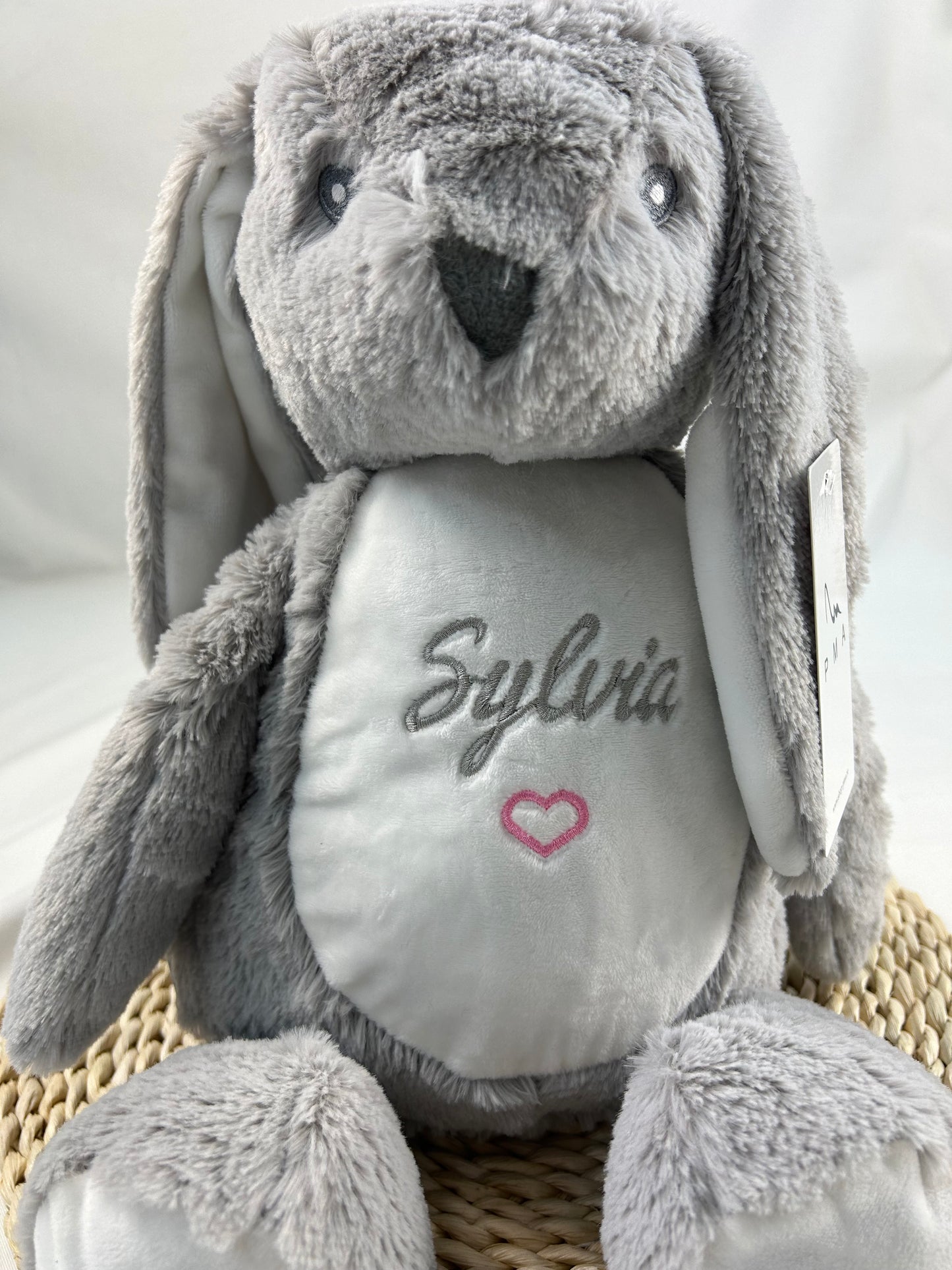 Jucarie de plus personalizata iepuras Mr. Fluffy Ears