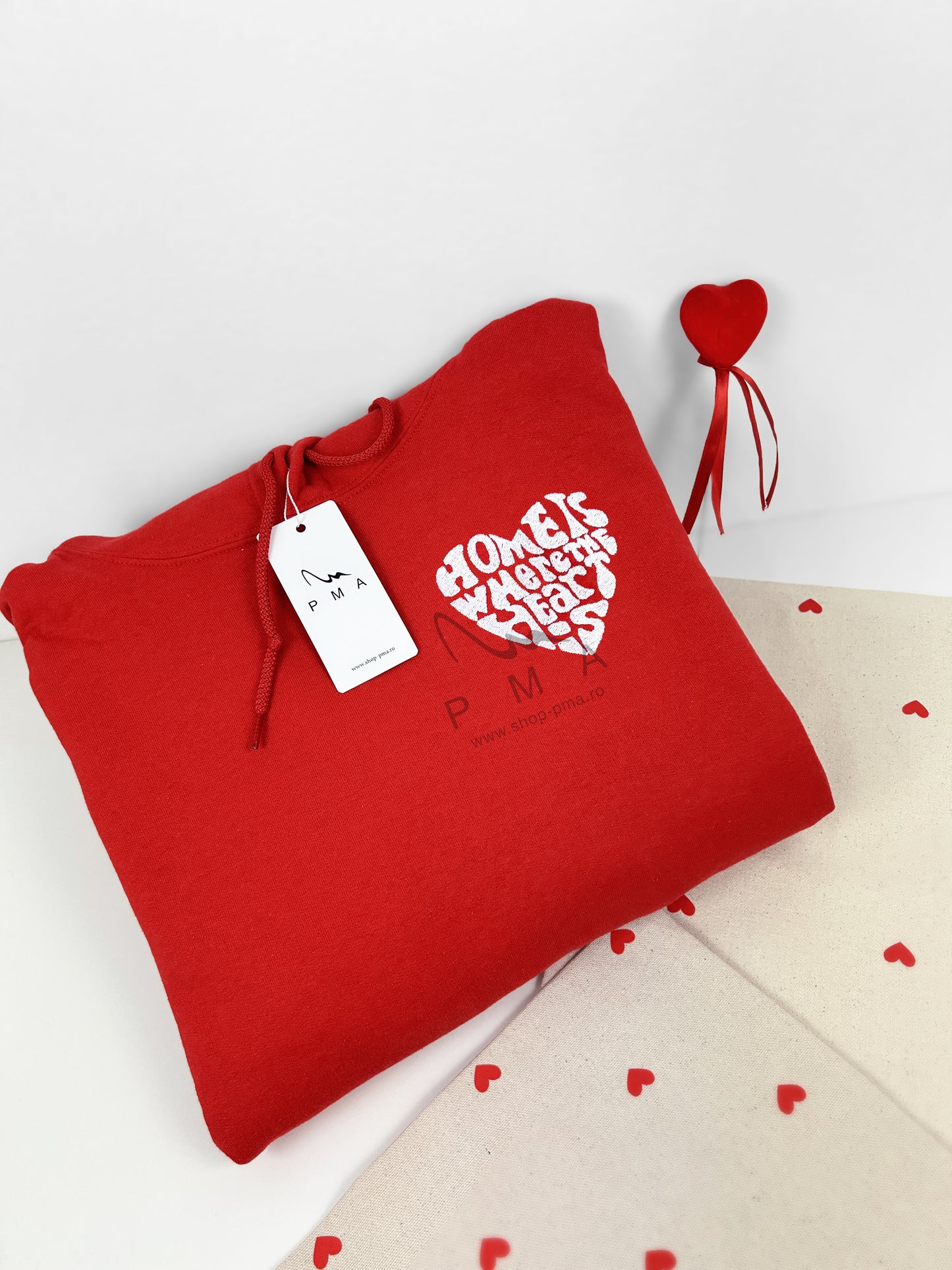 Hanorac/Bluza/Tricou brodat HOME is where the heart is- YOU&ME Collection
