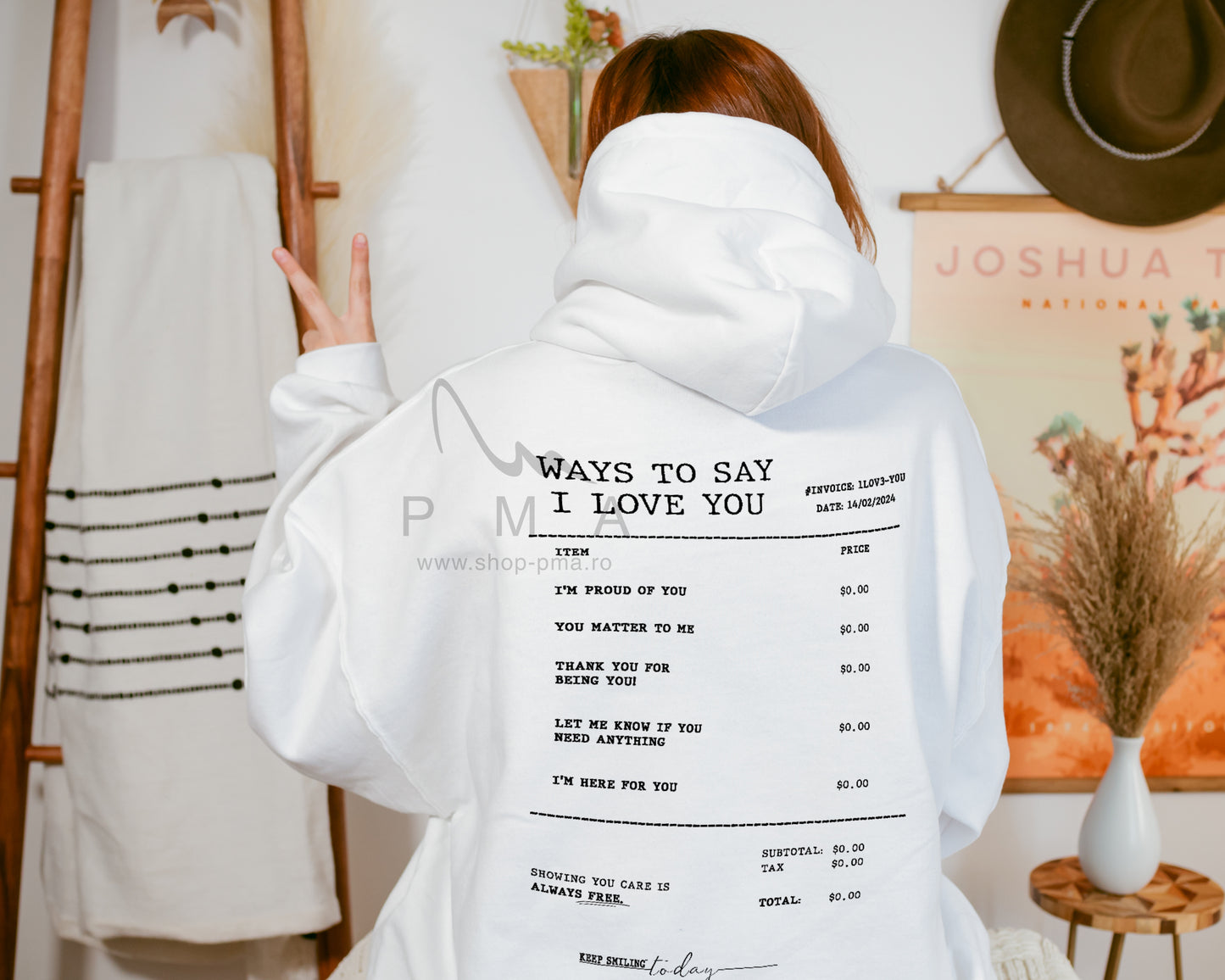 Hanorac/ Bluza/ Tricou printat Ways to say I LOVE YOU