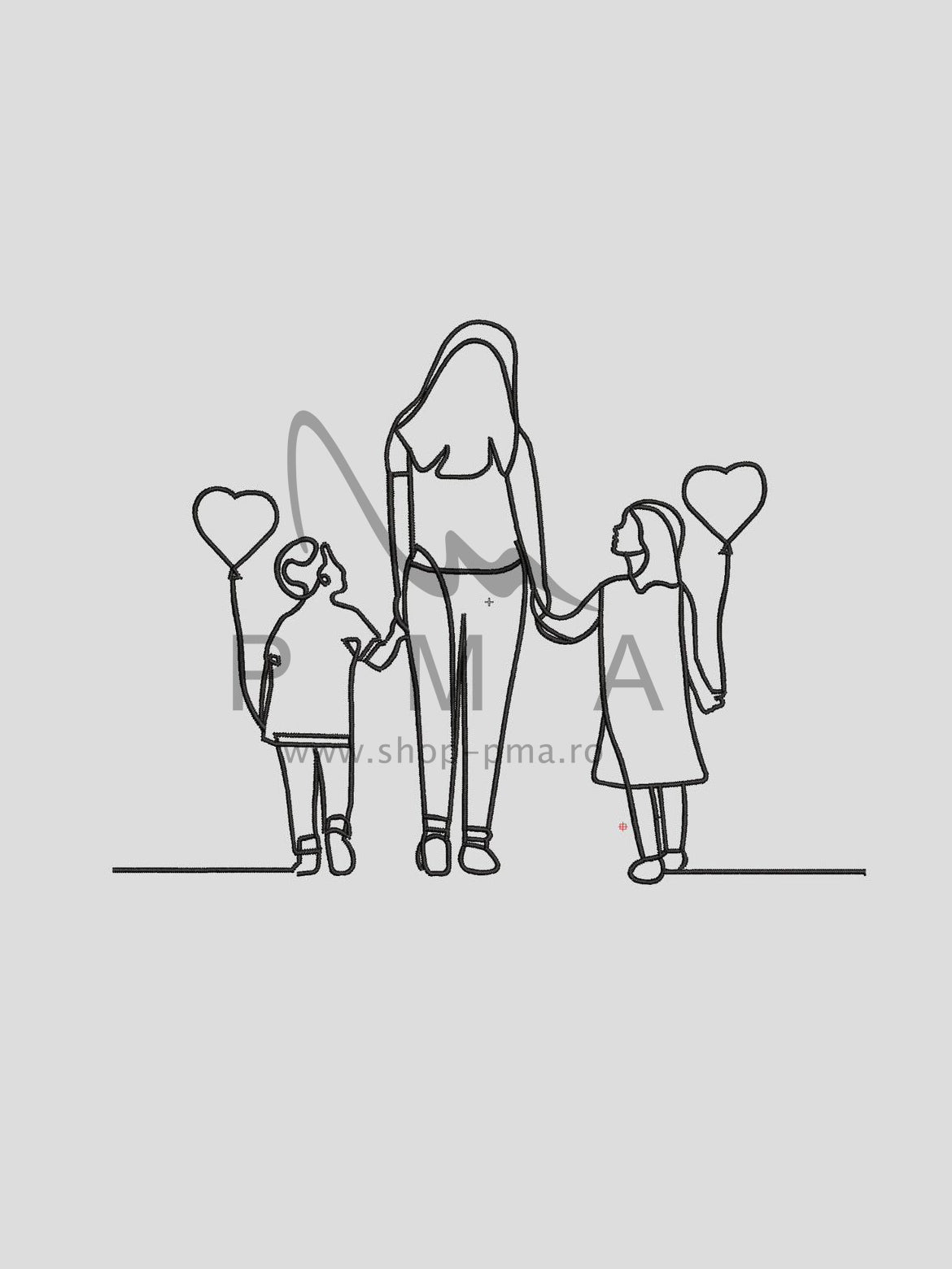 Hanorac/Bluza/Tricou personalizat Outline Family