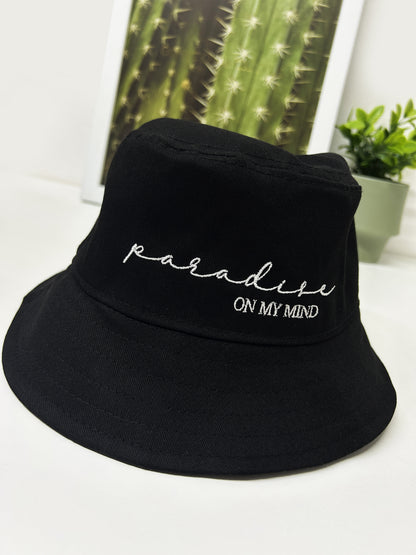 Palarie Bucket Hat Paradise On My Mind