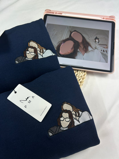 Tricou/Bluza/Hanorac personalizat color dupa fotografie cu personaje