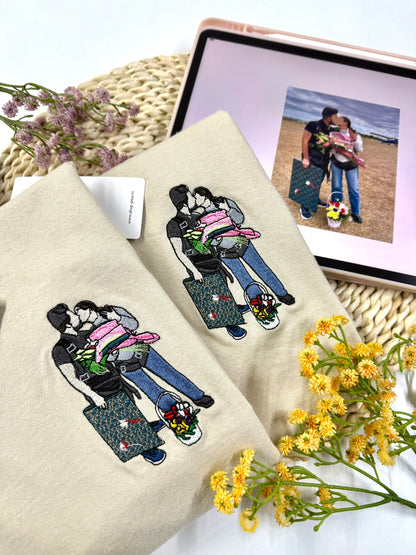 Tricou/Bluza/Hanorac personalizat color dupa fotografie cu personaje