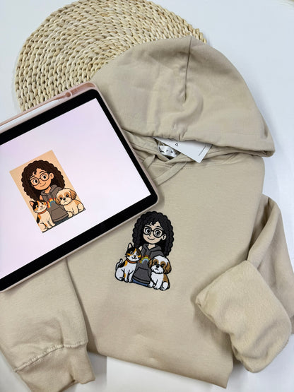 Tricou/Bluza/Hanorac personalizat color dupa fotografie cu personaje