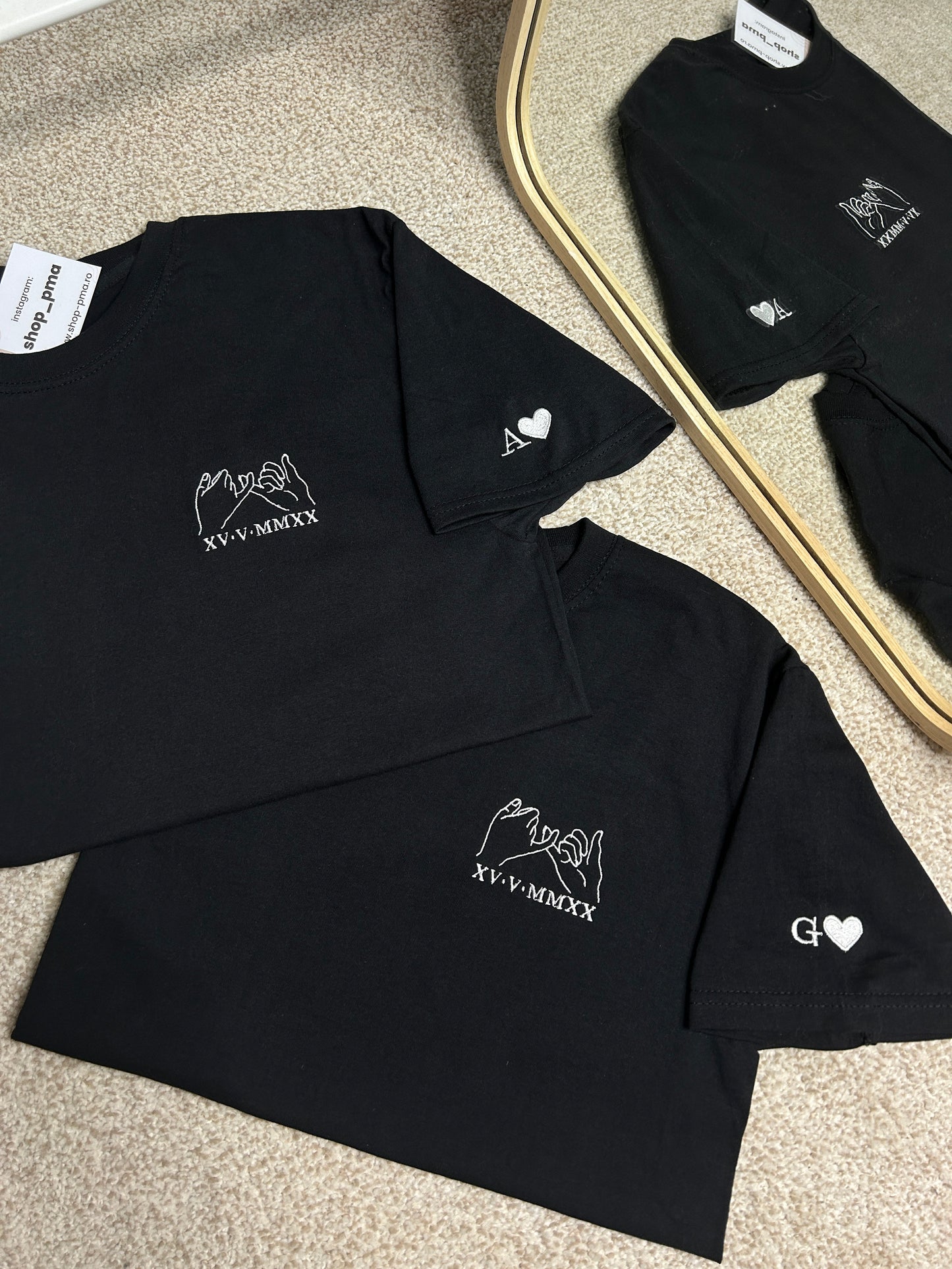 Set cuplu personalizat Pinky Promise