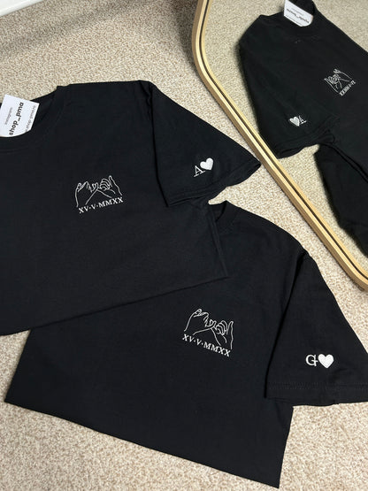 Set cuplu personalizat Pinky Promise