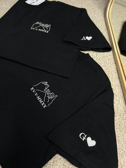 Set cuplu personalizat Pinky Promise