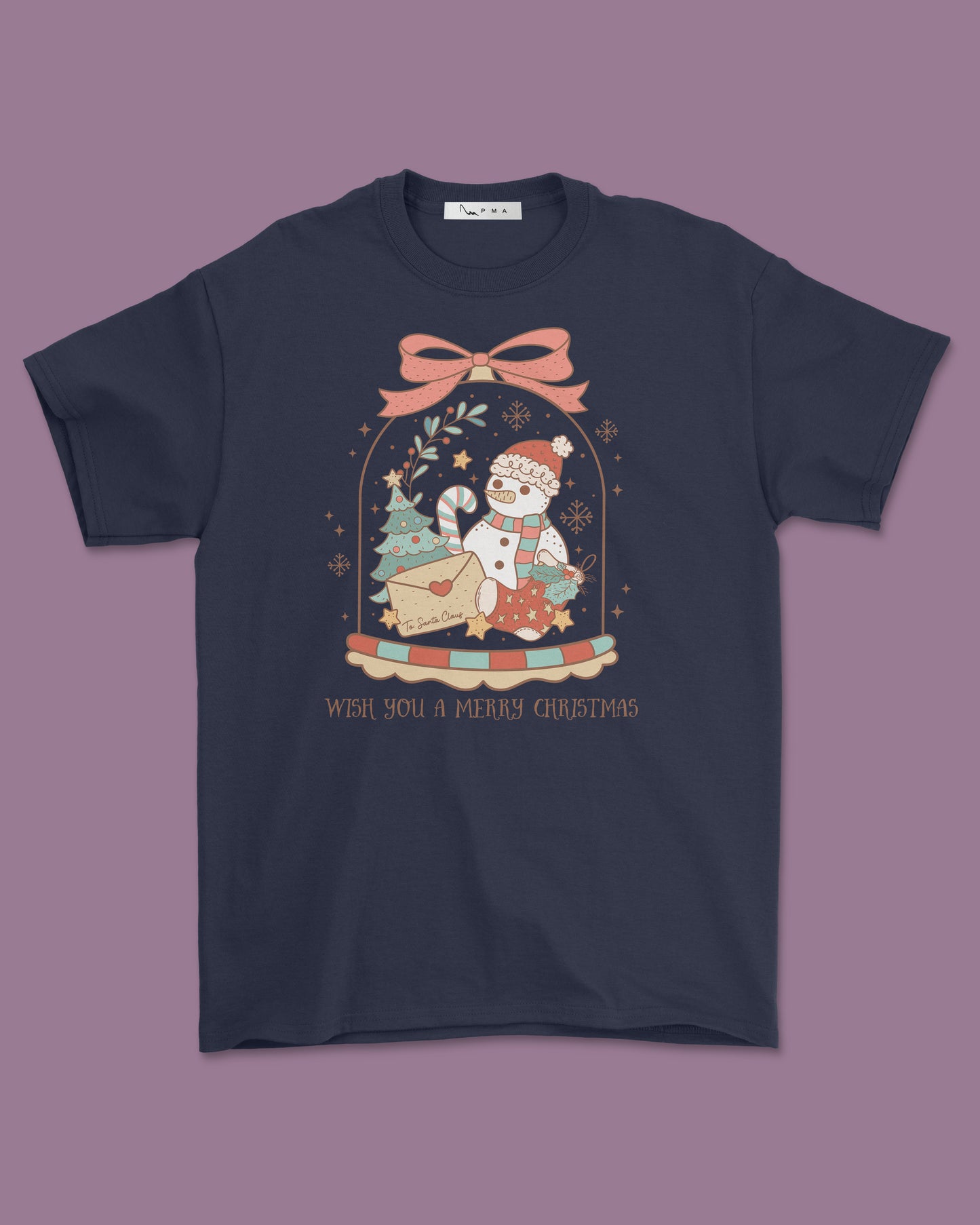 Hanorac/ Bluza/ Tricou printat Retro Wish you a Merry Christmas