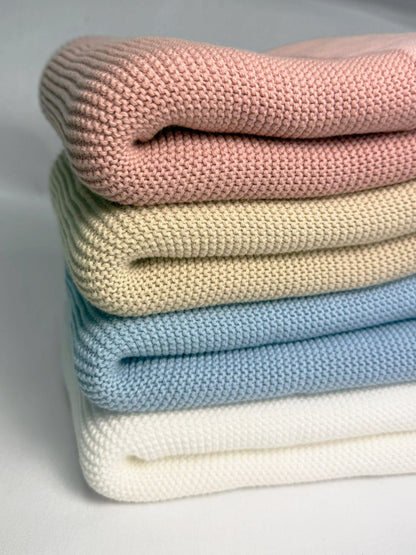 Pătură personalizată brodată din bumbac 100%