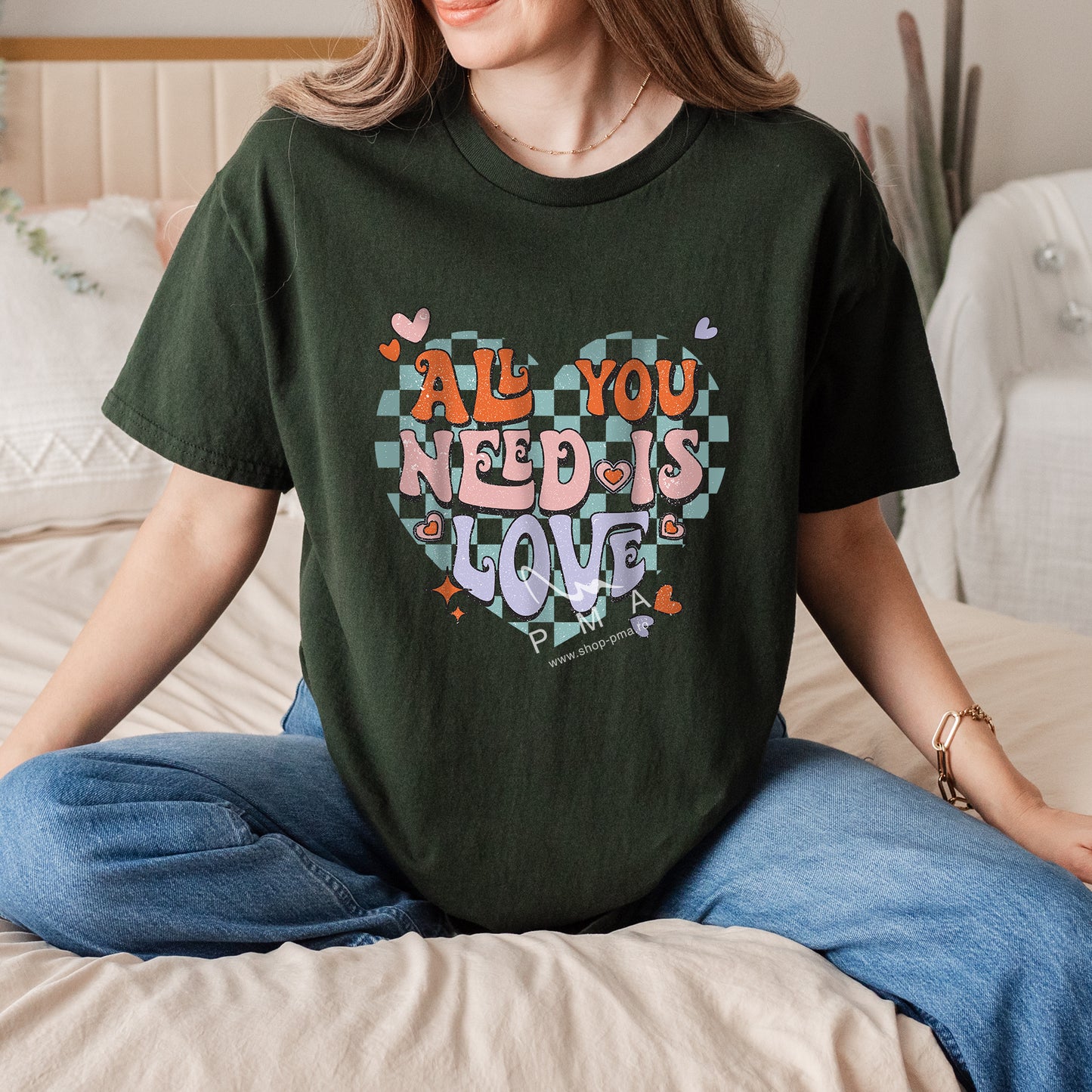 Hanorac/ Bluza/ Tricou printat all you need is love-YOU&ME Collection