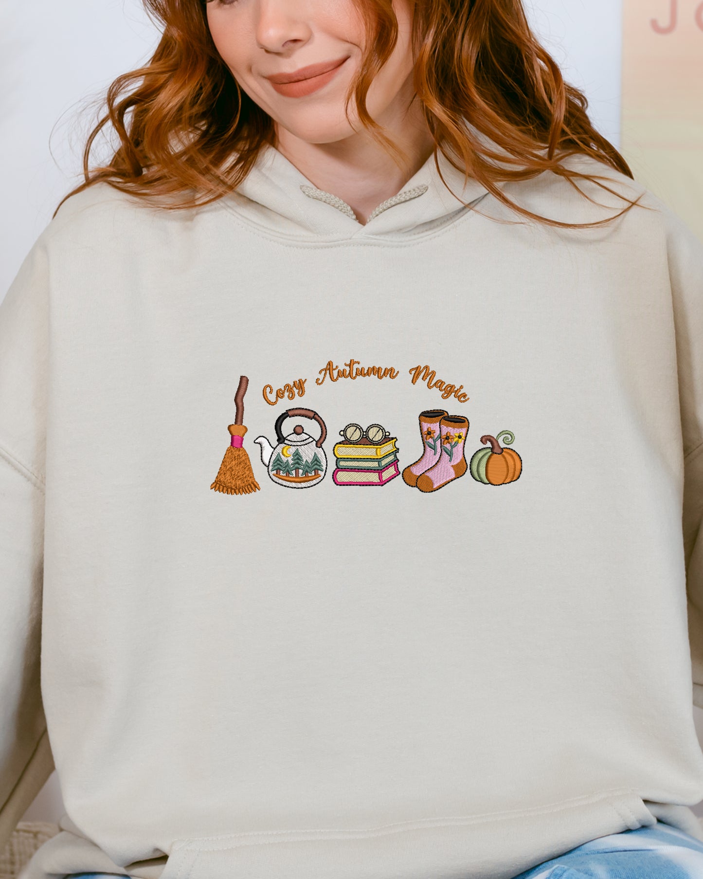 Tricou/Bluza/Hanorac brodat Cozy Autumn Magic