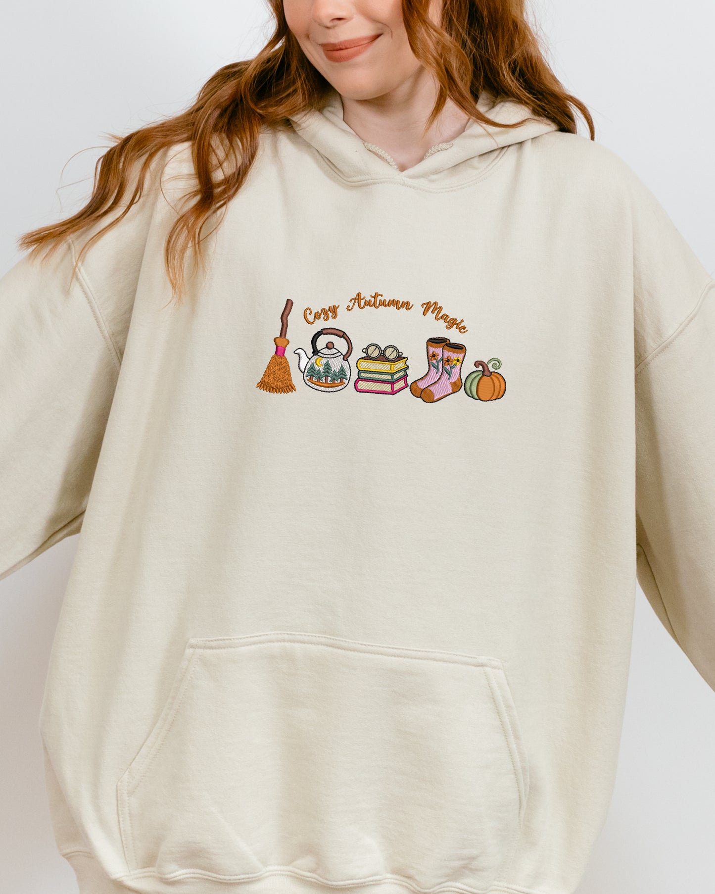 Tricou/Bluza/Hanorac brodat Cozy Autumn Magic